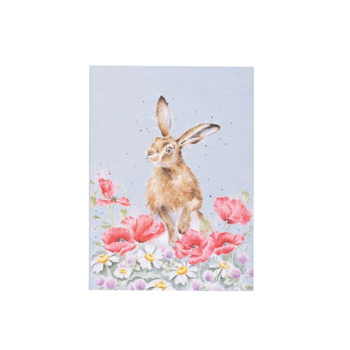 Wrendale Designs 'Field of Flowers' Hare A6 Notebook